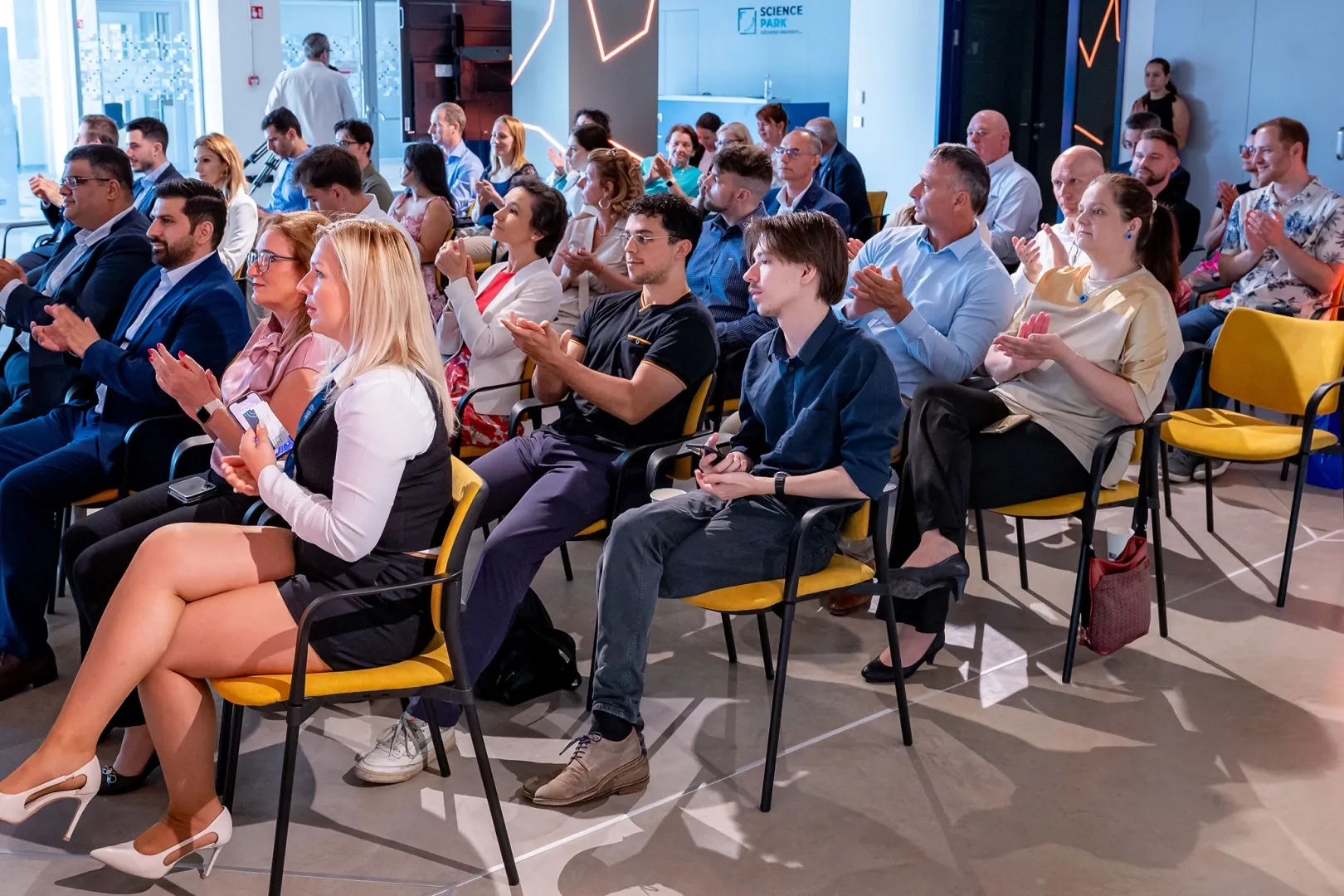 The Győr Innovation Park of Széchenyi István University provided a worthy venue for the prestigious forum (Photo: András Adorján)